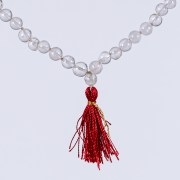 9070 Crystal mala 108 S Bead (Red Tassle)-9070-02b9